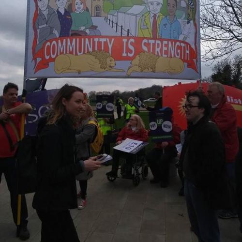 Community is Strength banner on March 2