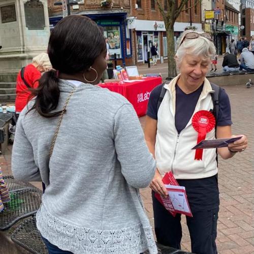 Town Square campaigning 3