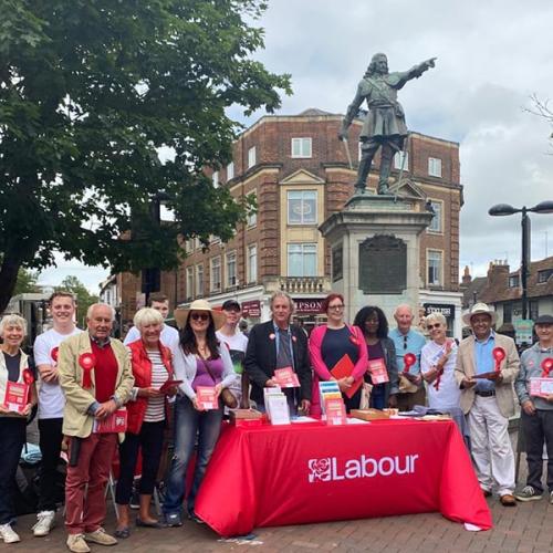 Town Square campaigning 7